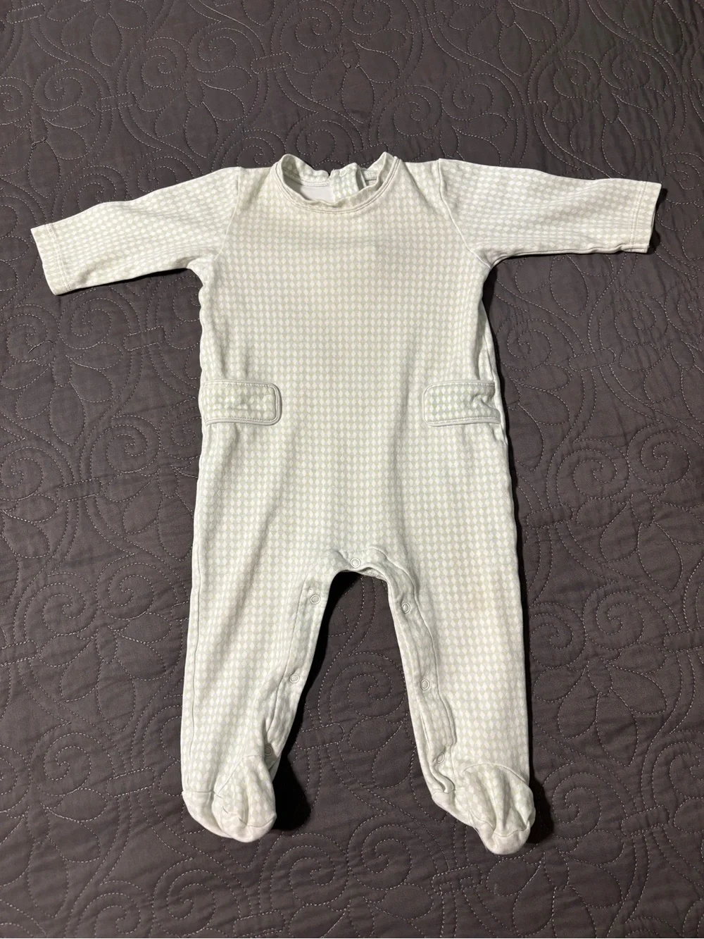 6-9mo Baby Footed One-Piece